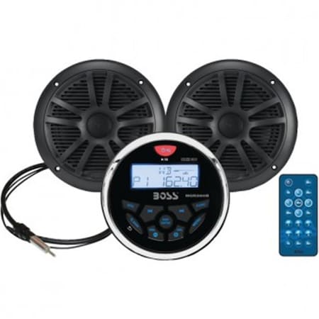 Karuma Car Care System with Mechless AM - FM Receiver Speakers & Antenna Black KA3448966